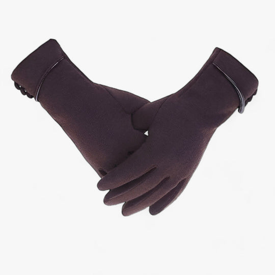 WarmComfort | Fleece-lined gloves for autumn and winter - Comfortable and ready for touchscreen