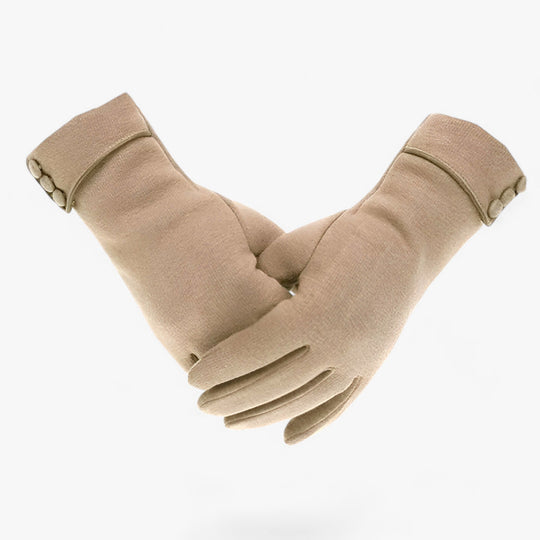 WarmComfort | Fleece-lined gloves for autumn and winter - Comfortable and ready for touchscreen