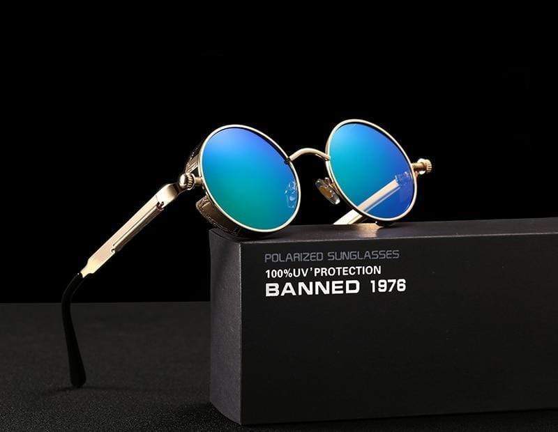 Retro Steampunk Polarized Sunglasses | Vintage Elegance with Advanced Protection