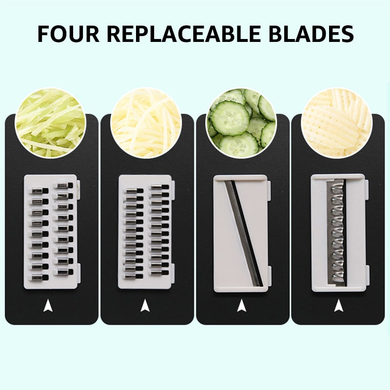 12 in 1 | Multifunctional Vegetable Cutting Set - Prepare Like a Pro