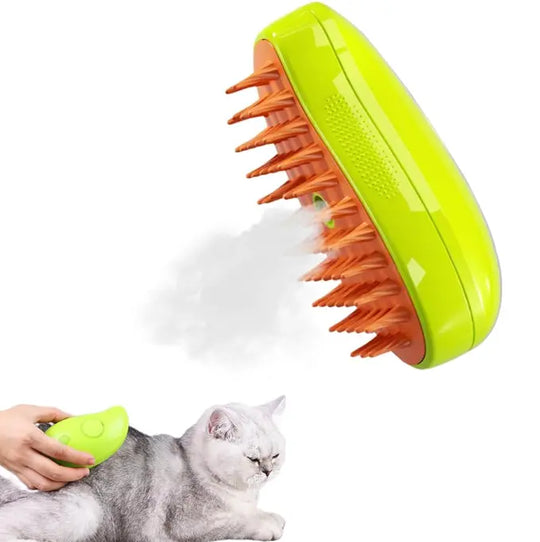 SteamyBrush™ - Eliminate Tangles and Discover a Sanitized Coat!