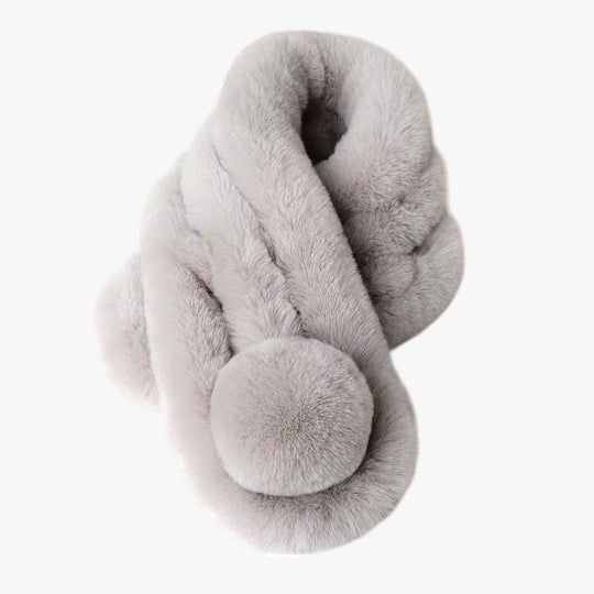 Fiona | Rabbit Fur Scarf Autumn-Winter - Cozy and Elegant Warmth