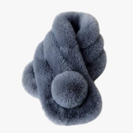 Fiona | Rabbit Fur Scarf Autumn-Winter - Cozy and Elegant Warmth