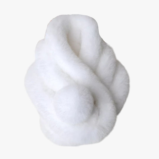 Fiona | Rabbit Fur Scarf Autumn-Winter - Cozy and Elegant Warmth