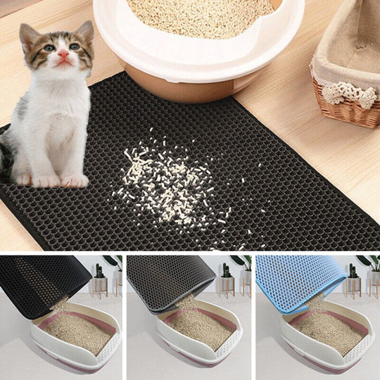 LitterBox™️ | Double Layer Litter Mat for Cats - Keep Your Floors Clean