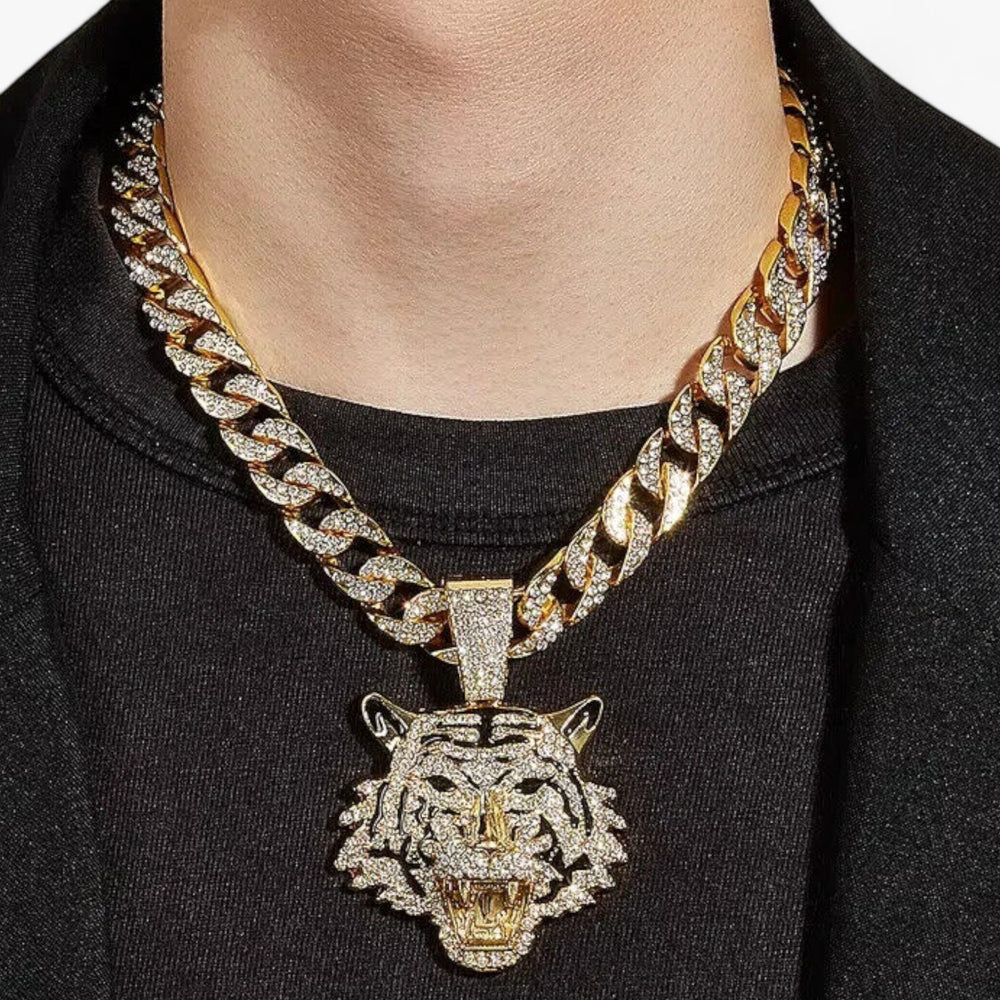 DOMINANT | Audacious Tiger Necklace - Punk and Captivating