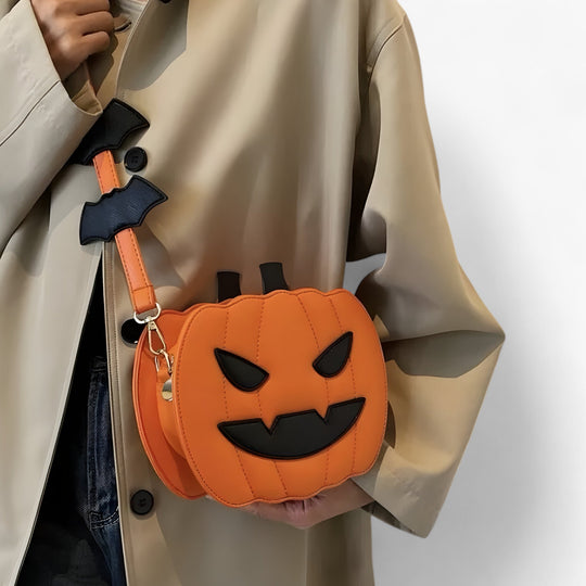 GhoulGrin | Diabolical Eye Pumpkin Bag - Candy and Other Transport Bag for Halloween