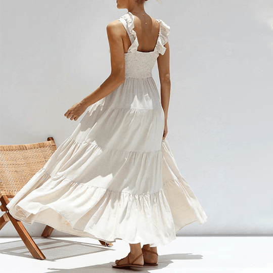 Nora | Sleeveless Maxi Dress - Flowing & Elegant