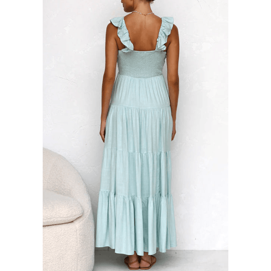 Nora | Sleeveless Maxi Dress - Flowing & Elegant