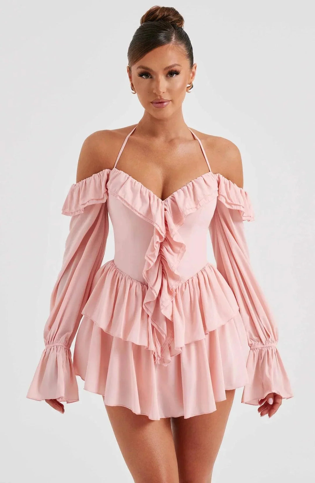 Clara | Mini Ruffle Dress - Playful & Feminine