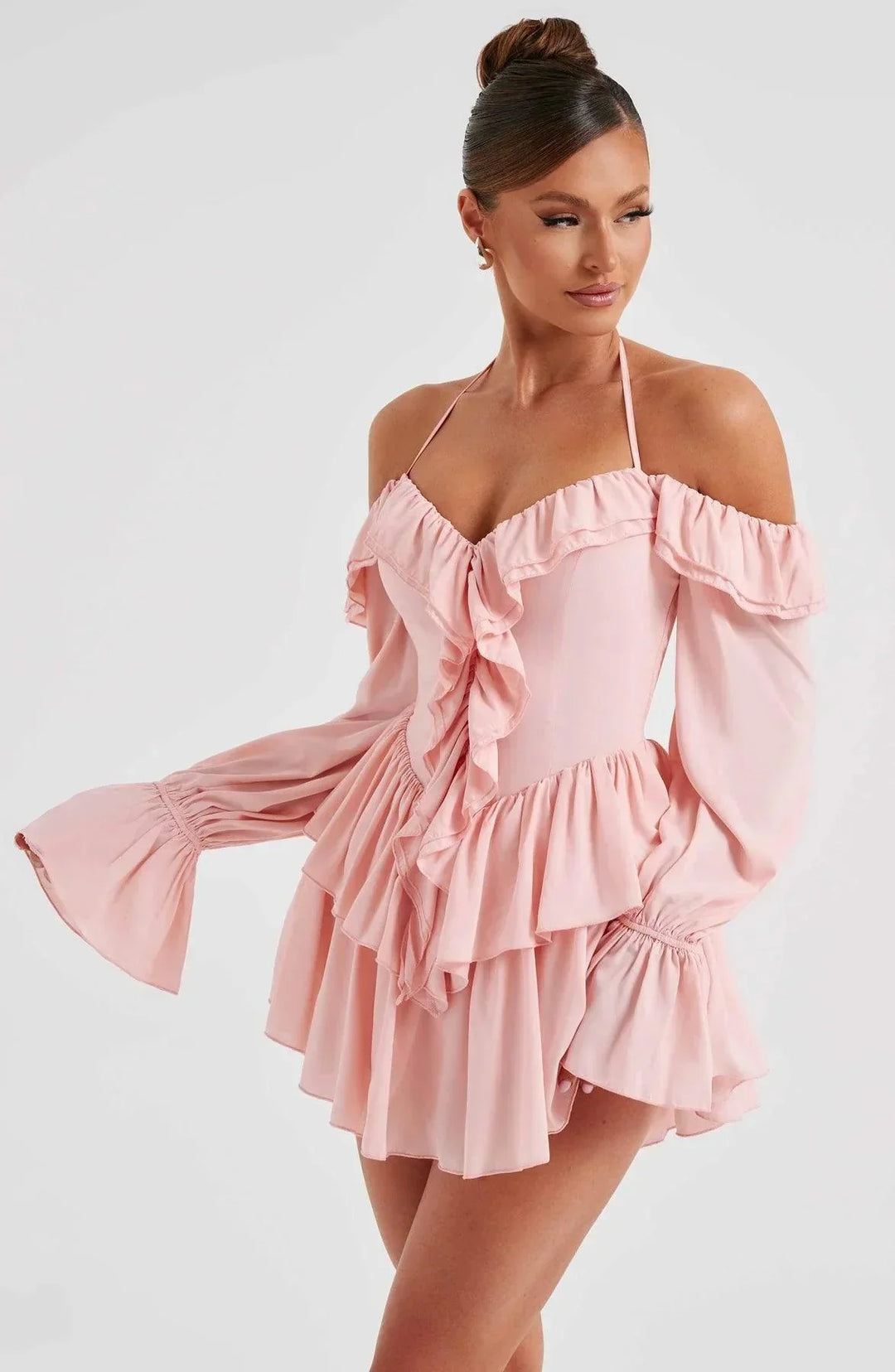 Clara | Mini Ruffle Dress - Playful & Feminine