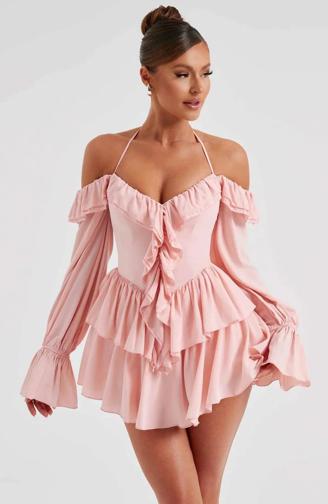 Clara | Mini Ruffle Dress - Playful & Feminine