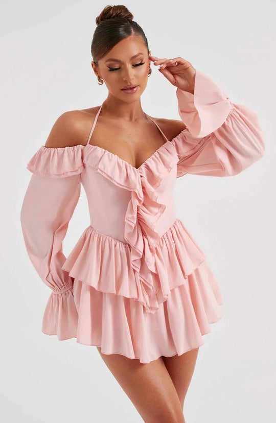 Clara | Mini Ruffle Dress - Playful & Feminine