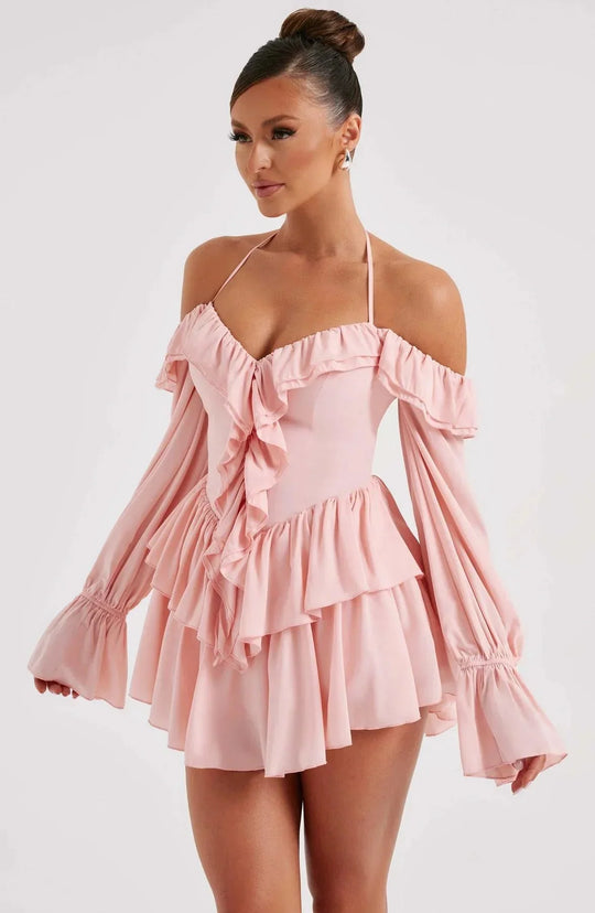 Clara | Mini Ruffle Dress - Playful & Feminine