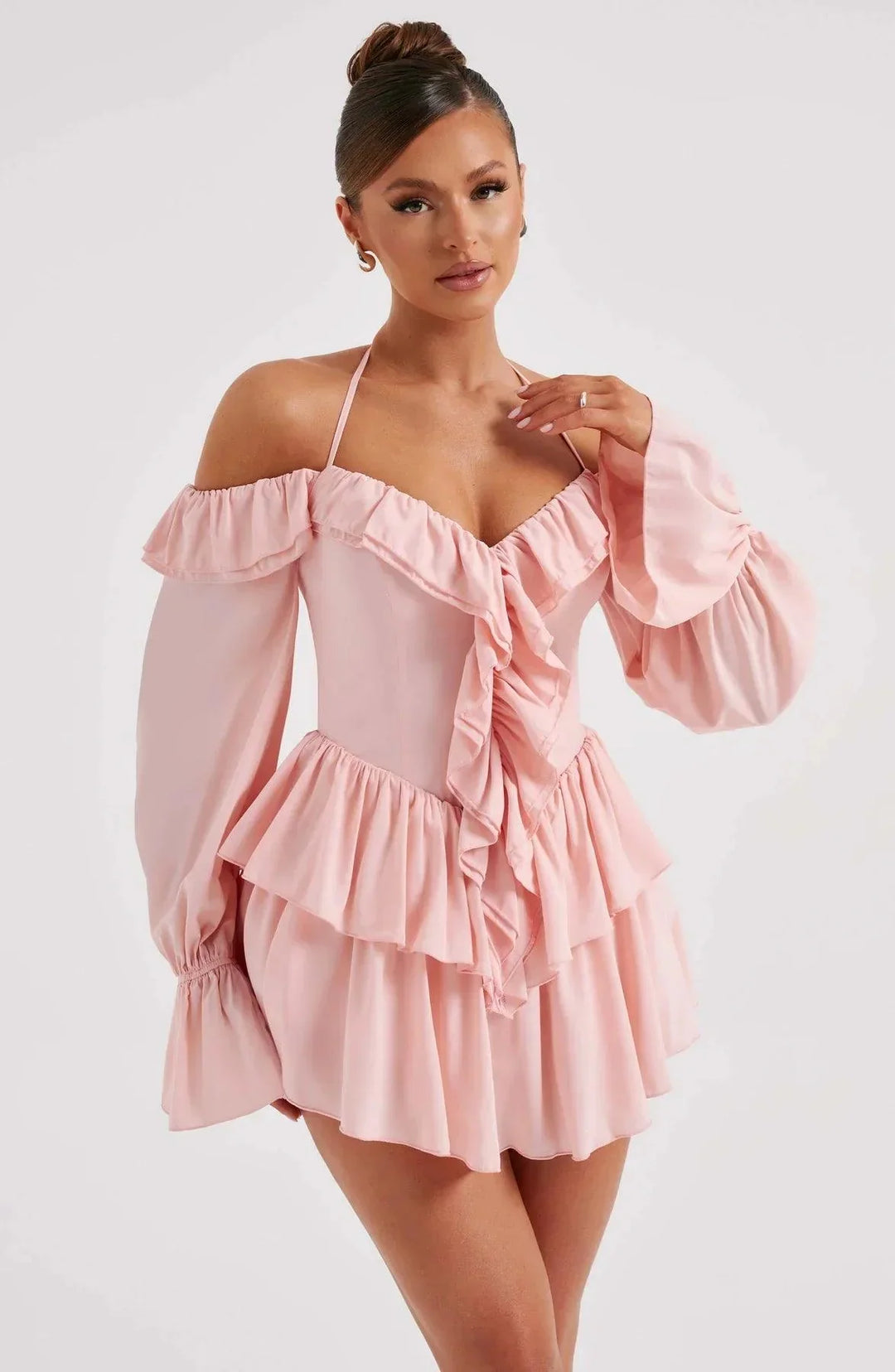 Clara | Mini Ruffle Dress - Playful & Feminine