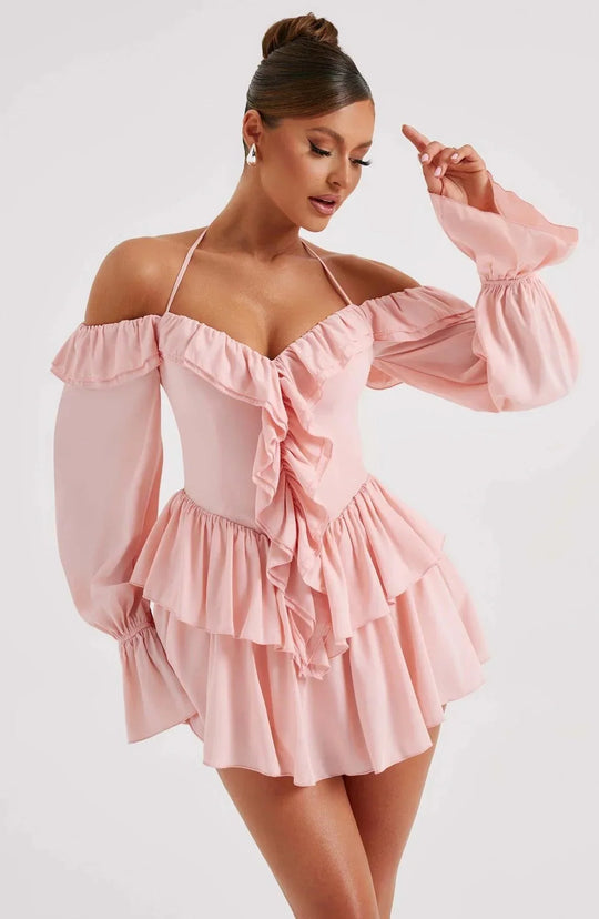 Clara | Mini Ruffle Dress - Playful & Feminine