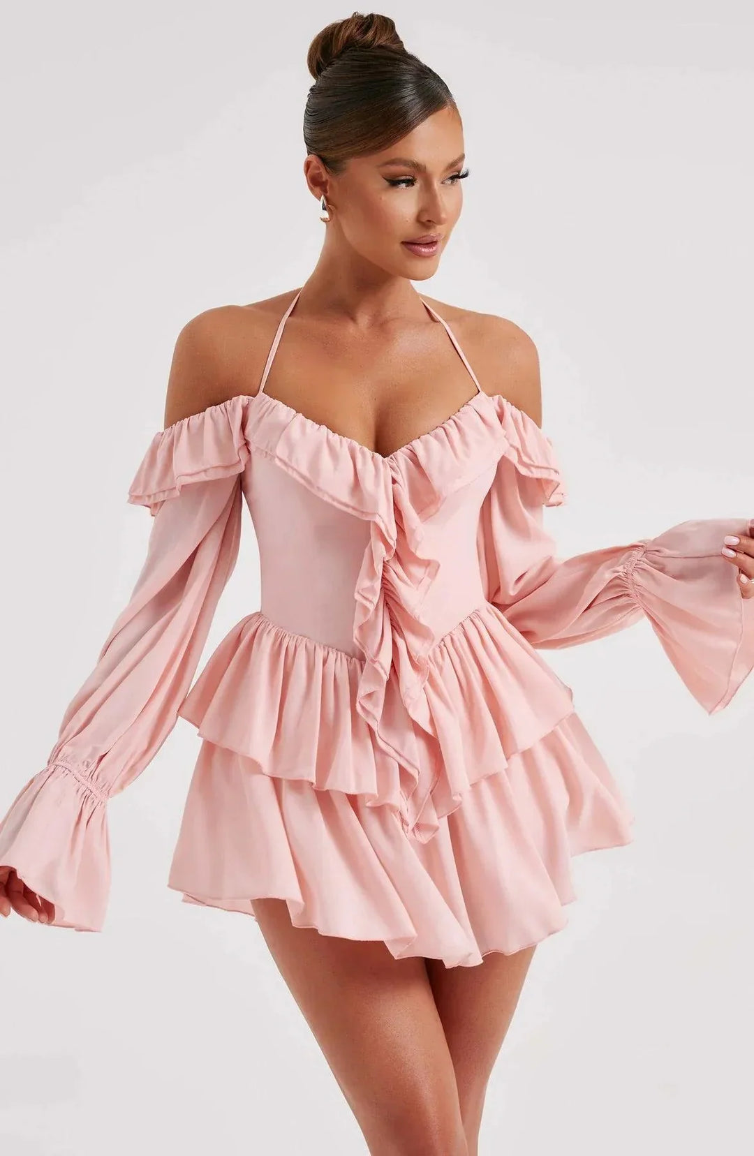 Clara | Mini Ruffle Dress - Playful & Feminine