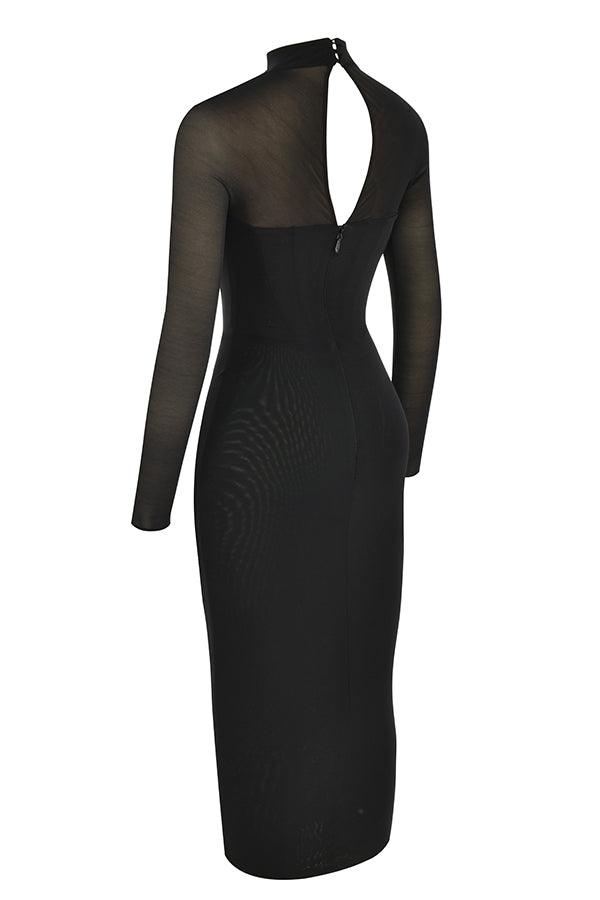 Eva | Midi Corset Dress in Knit - Modern with a Touch of Elegance