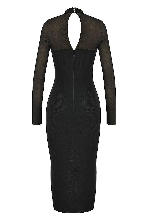 Eva | Midi Corset Dress in Knit - Modern with a Touch of Elegance