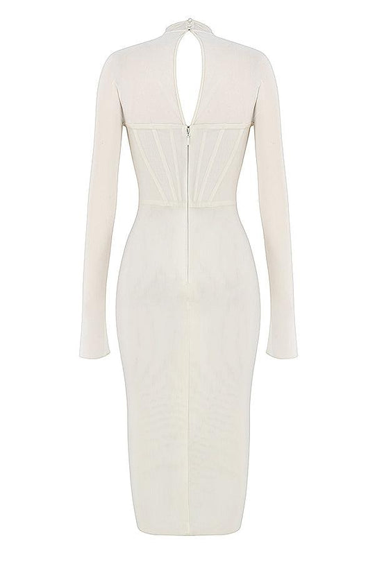 Eva | Midi Corset Dress in Knit - Modern with a Touch of Elegance