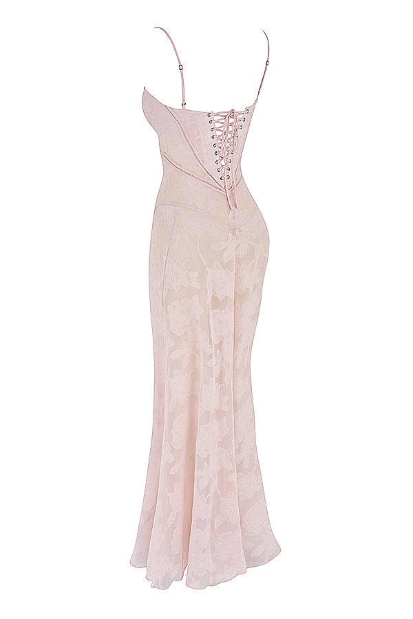 Séréna | Vintage Cream Maxi Dress - Elegant and Timeless