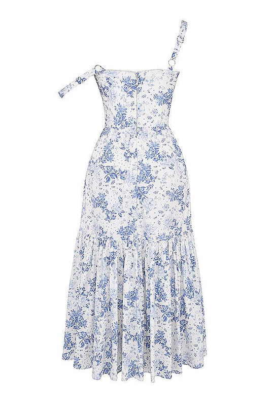 Ivy | Floral Midi Dress - Bright & Light