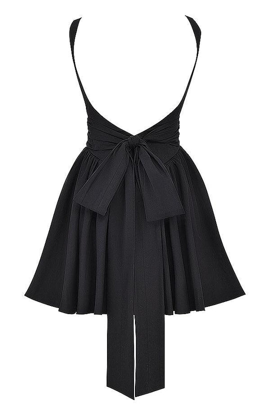 Luna | Mini Dress with Bow - Charming & Chic