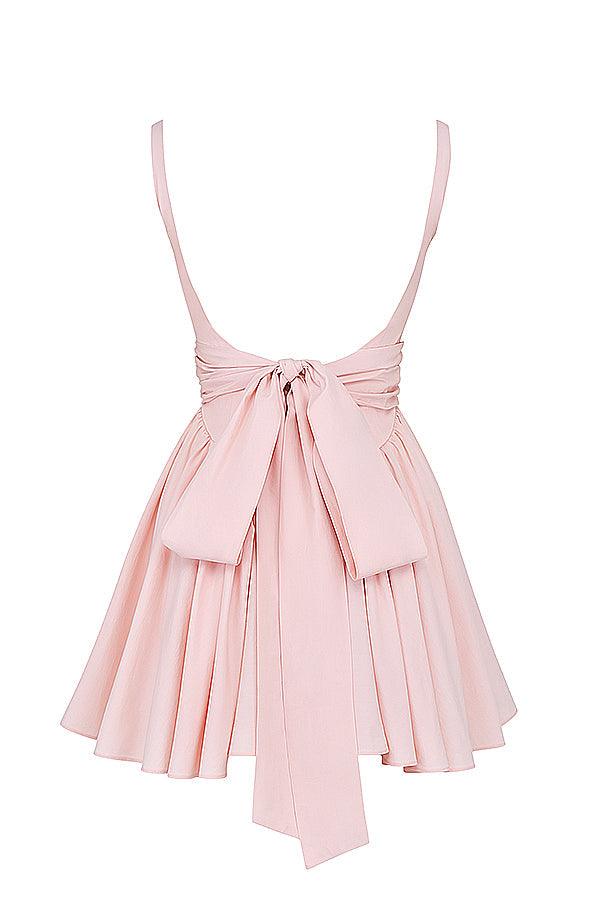 Luna | Mini Dress with Bow - Charming & Chic