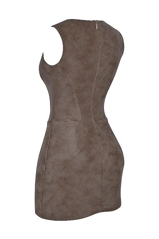 Mia | Mini Corset Dress Moka - Elegant & Sophisticated