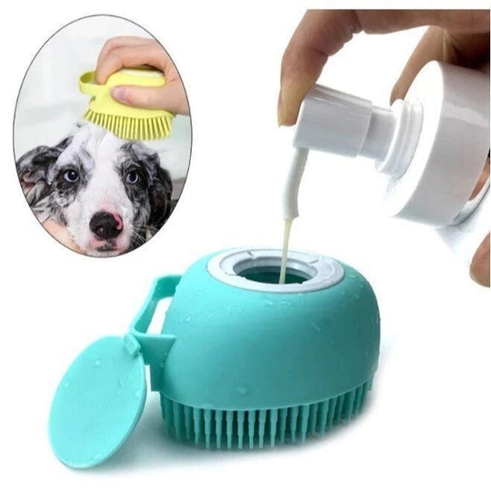 Silicone Bath Brush | Bath Tool for Pets - Gentle and Effective