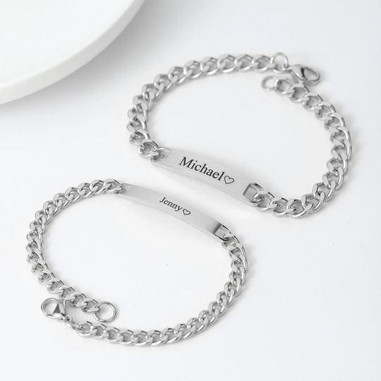 Liebes | Bracelet Set - Sentimental Engravings for Precious Moments