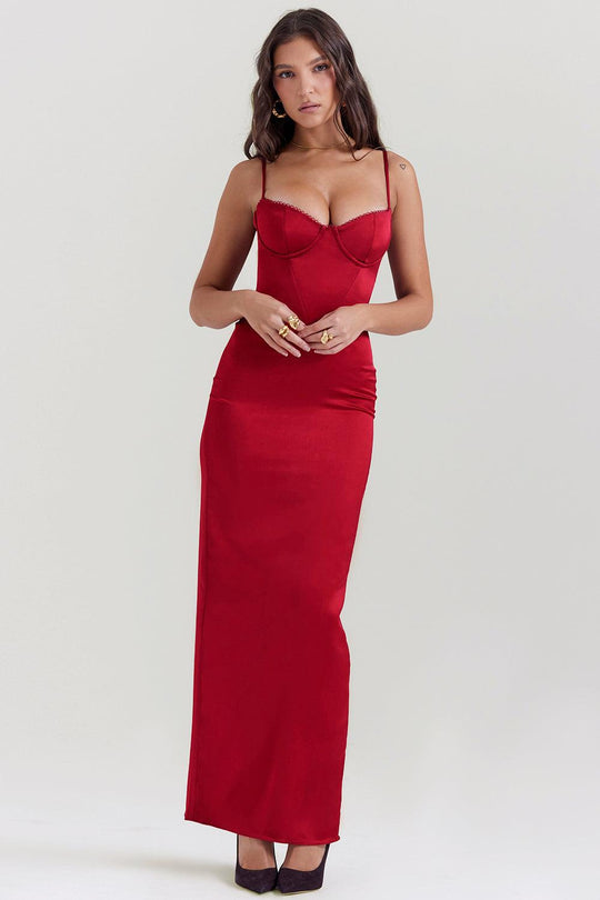 Elena | Maxi Corset Dress - Elegance with a Modern Touch