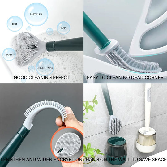 SoapScrub Toilet Brush™ | Toilet Brush - Efficient Cleaning with Soap Dispenser