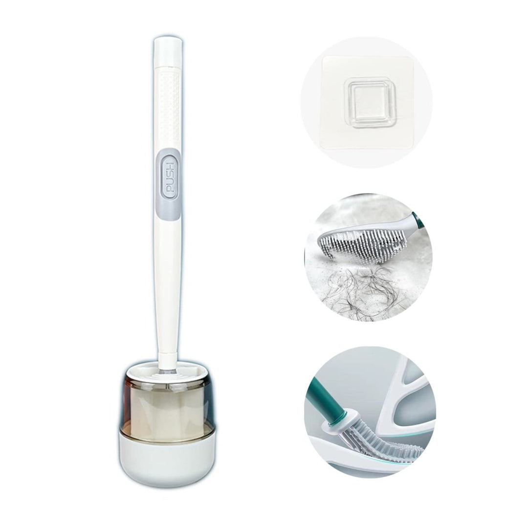 SoapScrub Toilet Brush™ | Toilet Brush - Efficient Cleaning with Soap Dispenser