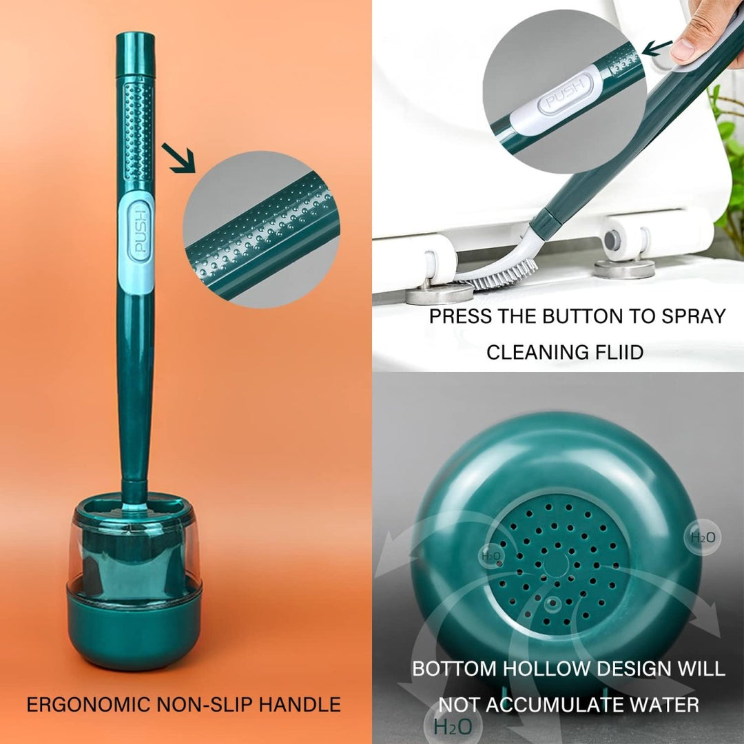 SoapScrub Toilet Brush™ | Toilet Brush - Efficient Cleaning with Soap Dispenser