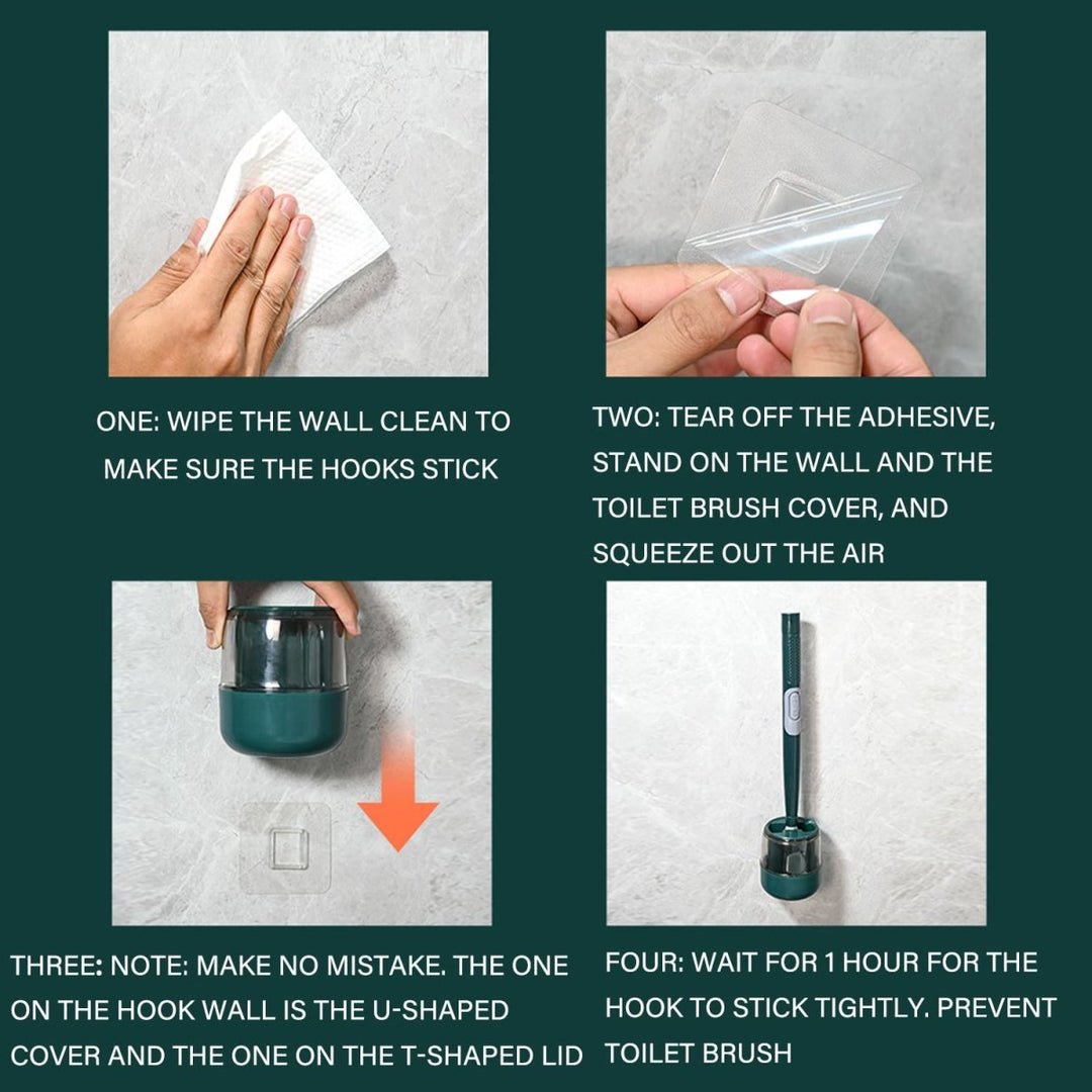 SoapScrub Toilet Brush™ | Toilet Brush - Efficient Cleaning with Soap Dispenser