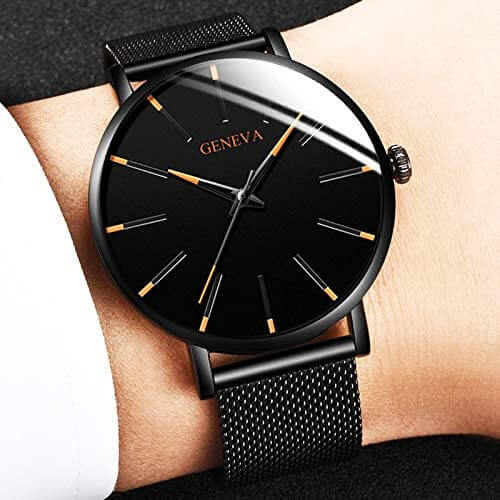 GENEVA | Ultra-thin business watch for men