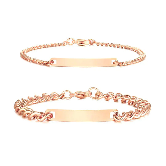 Liebes | Bracelet Set - Sentimental Engravings for Precious Moments