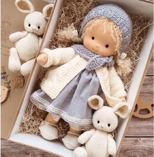 Cynthia™ | Handmade Waldorf Doll - Adorable and Cuddly Companion