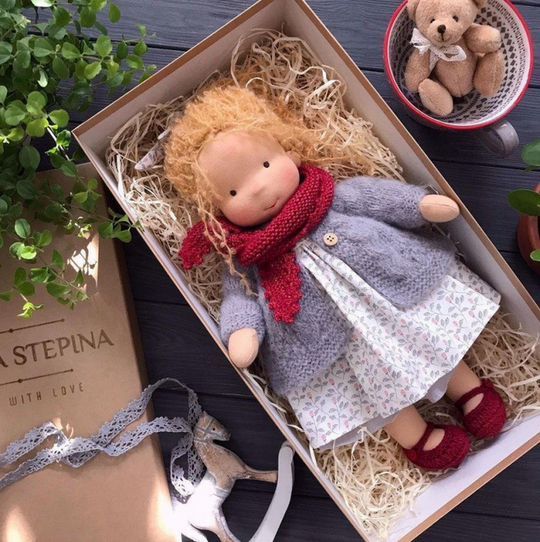 Cynthia™ | Handmade Waldorf Doll - Adorable and Cuddly Companion