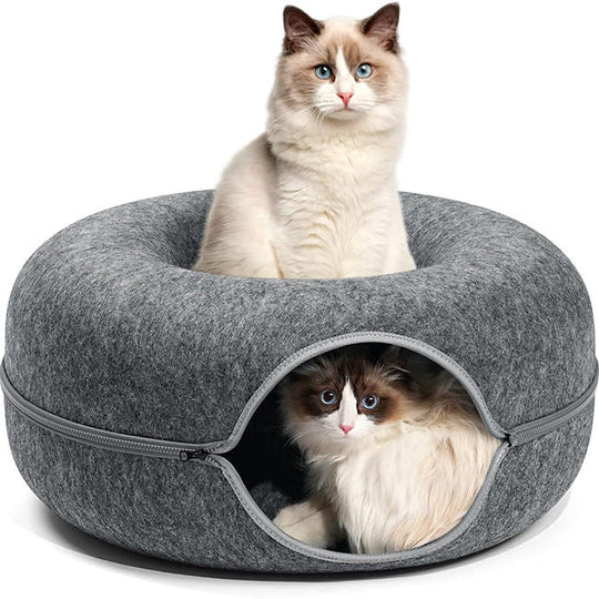 CozyCat Tunnel Mat for Cat | Cat Bed - Protects Your Furniture