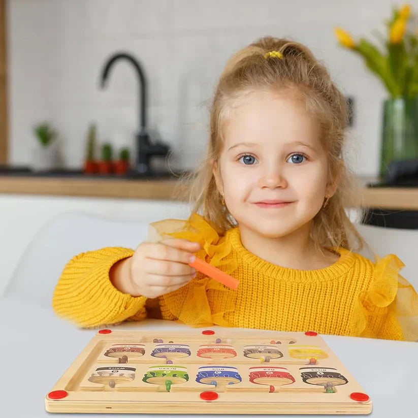 Magnetic Montessori Labyrinth | Puzzle toy - Strengthen problem-solving skills